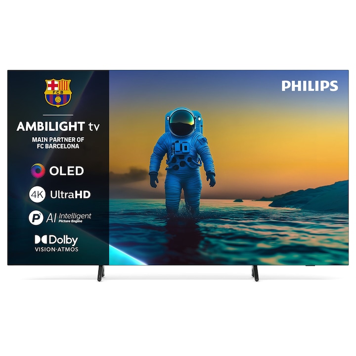 Телевизори С Ambilight Технология За Невероятна Атмосфера У Дома Телевизор Philips AMBILIGHT tv OLED 77OLED820