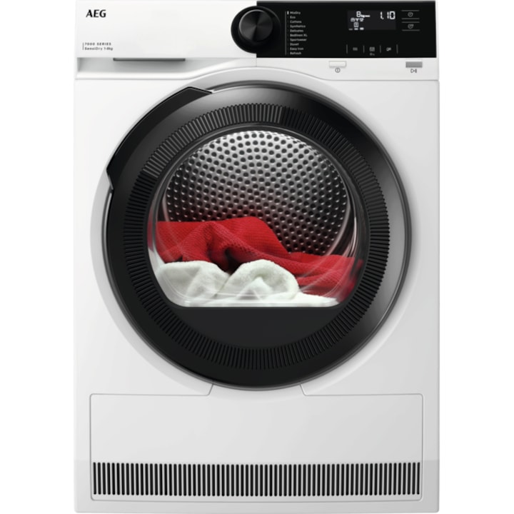 Сушилни AEG: Най-Добрите през 2026 Година Сушилня AEG TR7284E СЕРИЯ7000 SensiDry с термопомпа