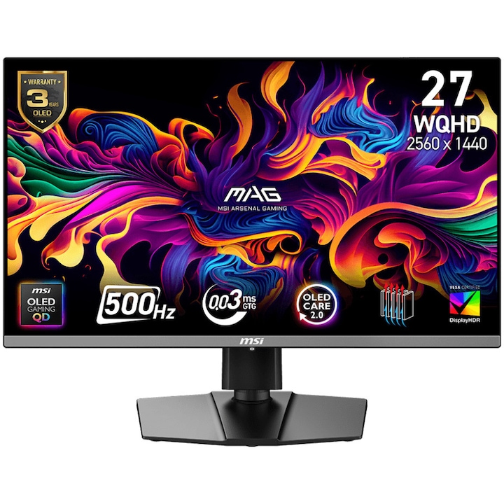 Топ 10 Премиум Монитори С Бюджет До 800 € Монитор Gaming LED MSI MAG 272QP QD-OLED X50