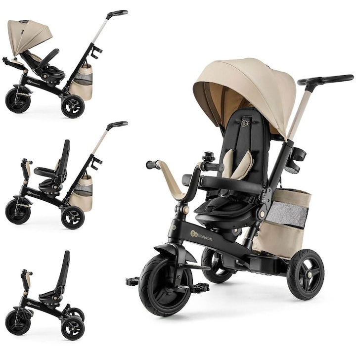 KinderKraft EASYTWIST бежова триколка KREASY00BEG0000 - eMAG.bg