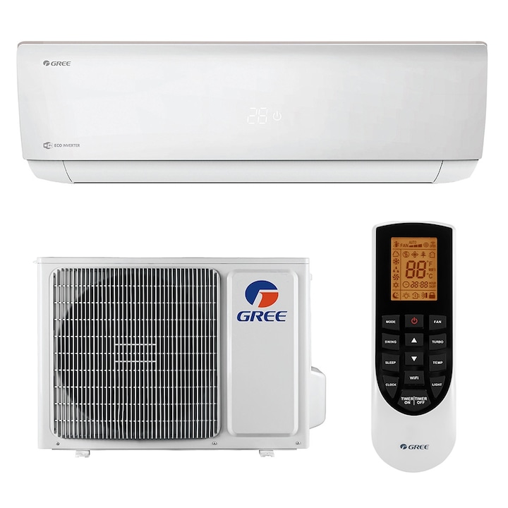 Климатици Gree - Топ 20 Най-Добри Модела Климатик Gree Bora A4 Silver R32 GWH09AAB-K6DNA4A Inverter 9000 BTU