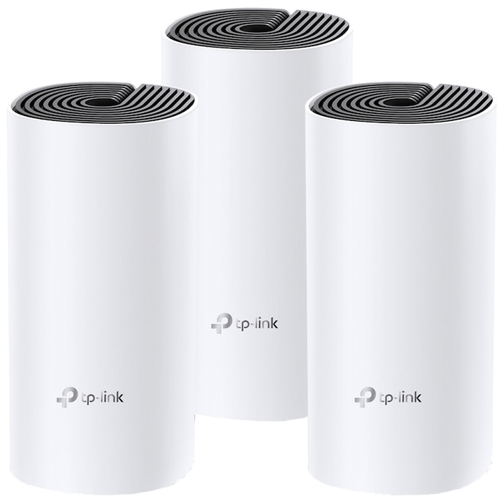 Безжични WiFi Рутери: Сравняваме Най-Добрите Система Wi-Fi Mesh TP-Link Deco M4 (3-pack) AC1200 Gigabit с пълно покритие на къщата - eMAG.bg