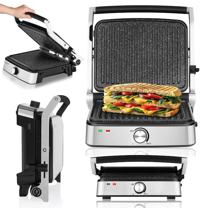 Електрическа скара Zeegma Grill Chef Easy 2000W: ревю и тест на модела Електрическа скара Zeegma Grill Chef Easy 2000W: ревю и тест на модела