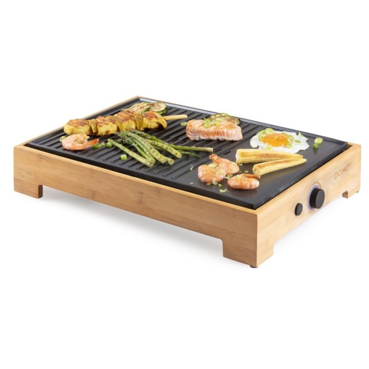 Грил Teppan Yaky Domo DO9271G: Експертно ревю на бамбуковата планча Грил Teppan Yaky Domo DO9271G: Експертно ревю на бамбуковата планча
