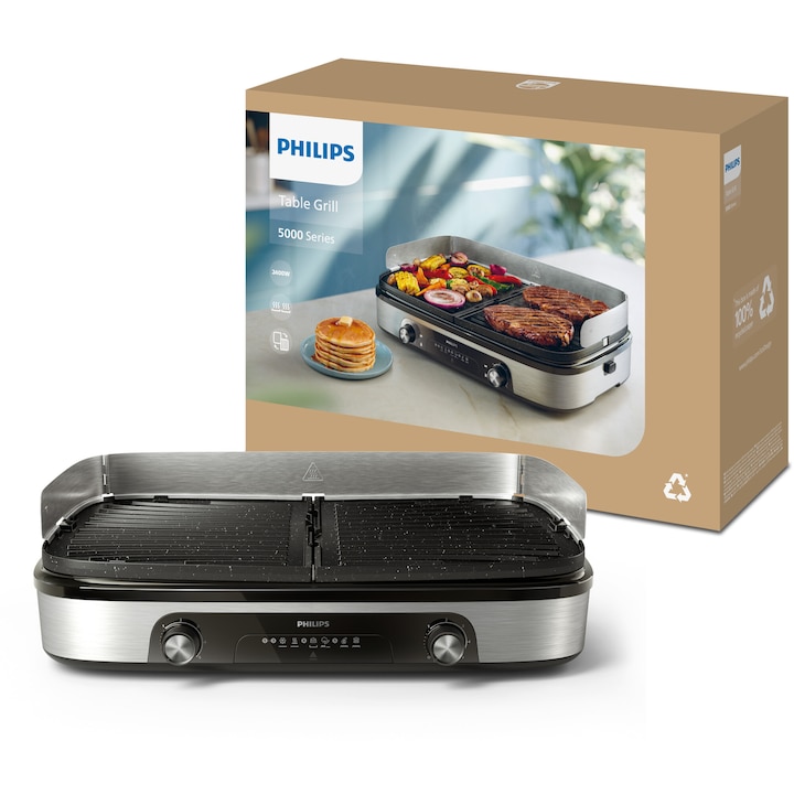 Електрическа скара Philips Series 5000 HD6222/90 – детайлно ревю и тест Електрическа скара Philips Series 5000 HD6222/90