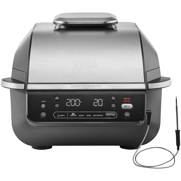 Електрическа скара и фритюрник с горещ въздух Ninja Foodi AirGrill EG351EU Електрическа скара и фритюрник с горещ въздух Ninja Foodi AirGrill EG351EU
