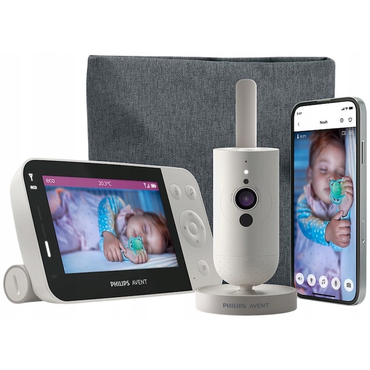 Philips Avent - Кои Са Най-Добрите Модели Бебефони? Видео бебефон Philips Avent Premium Full HD SCD953/26