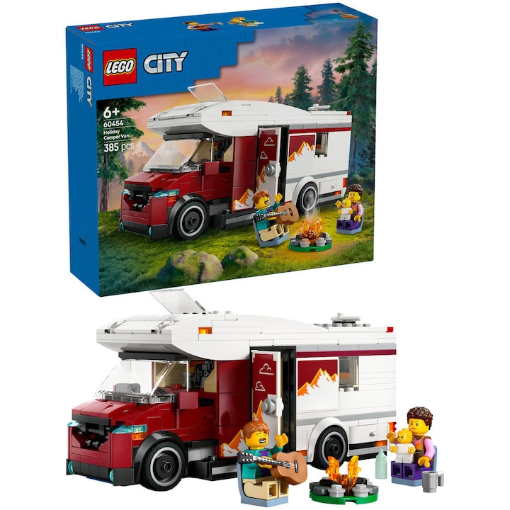 Най-Добрите Бюджетни LEGO Подаръци До 25 € LEGO® City - Каравана за ваканционни приключения 60454