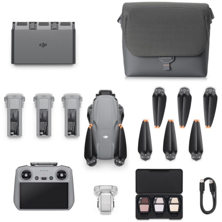 Кои Са Най-Предпочитаните Професионални Дронове Над 1000 € Дрон DJI Air 3S Fly More Combo