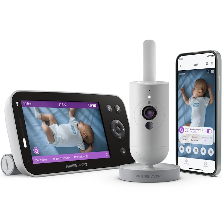 Philips Avent - Кои Са Най-Добрите Модели Бебефони? Цифров видео бебефон Philips Avent SCD973/26