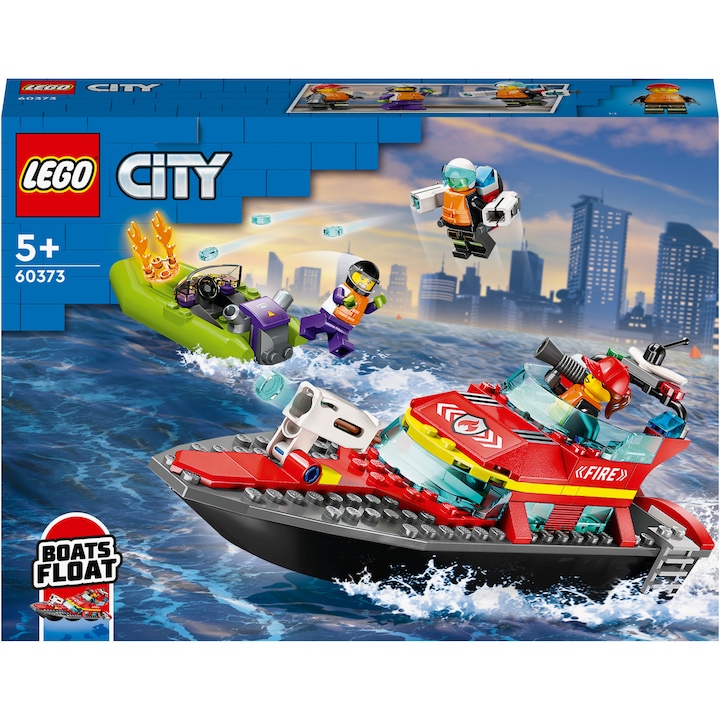 LEGO® City - Пожарна спасителна лодка 60373