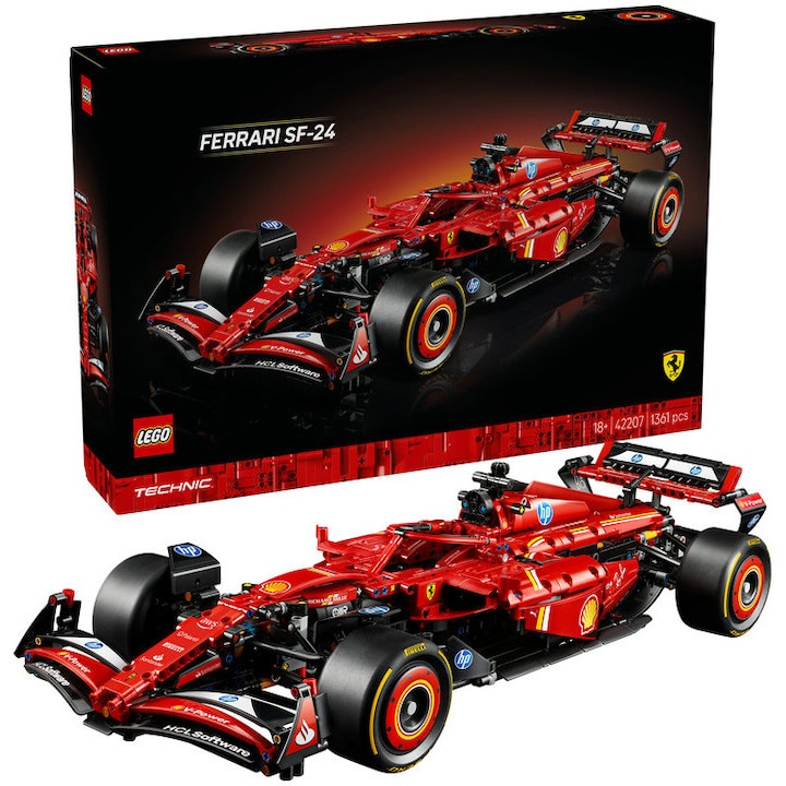 Кои Са Най-Добрите LEGO Комплекти С Над 1000 Части LEGO® Technic - Кола F1 Ferrari SF-24 42207