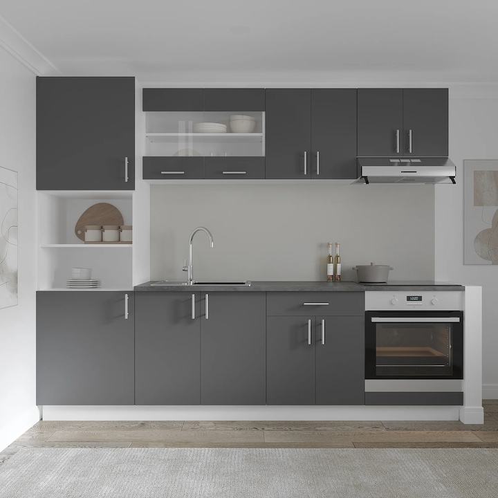 Комплекти Кухни Над 400 € - Кои Си Заслужават? Комплект Кухня haaus Karo V20