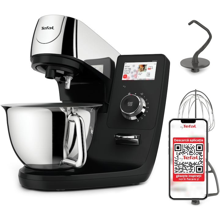 Смарт Кухненски Роботи - Бъдещето На Готвенето С Wi-Fi Кухненски робот Tefal i-Coach Touch QB950D38