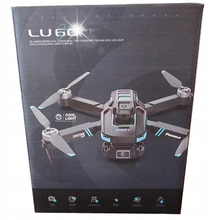 Lean Toys Дронове: Кой Е Най-Добрият Избор От 35€ До 536€? Дрон с двойна камера LU60