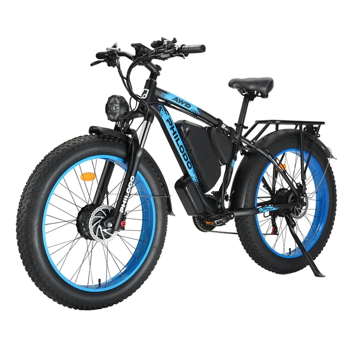 Електрически Велосипеди Тип Fat Bike - Пълно Ръководство За Избор Електрически велосипед PHILODO H8 Dual Motor Fat Tire Bike