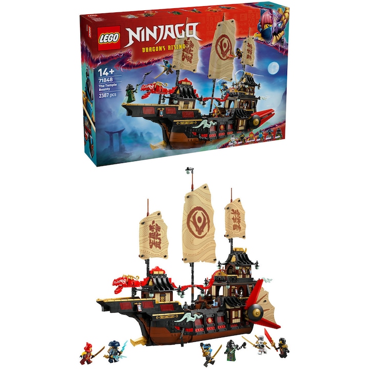 Кои Са Най-Добрите LEGO Комплекти С Над 1000 Части LEGO® NINJAGO® - Дарът от храма 71848
