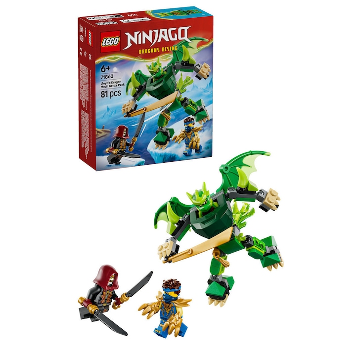LEGO® NINJAGO® - Боен пакет с робота дракон на Лойд 71862