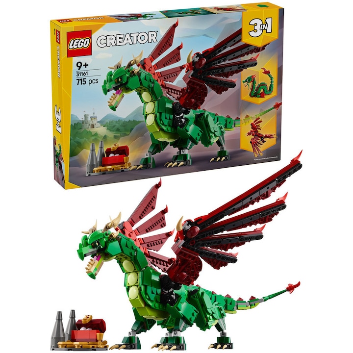 LEGO® Creator 3 в 1 - Medieval Dragon 31161