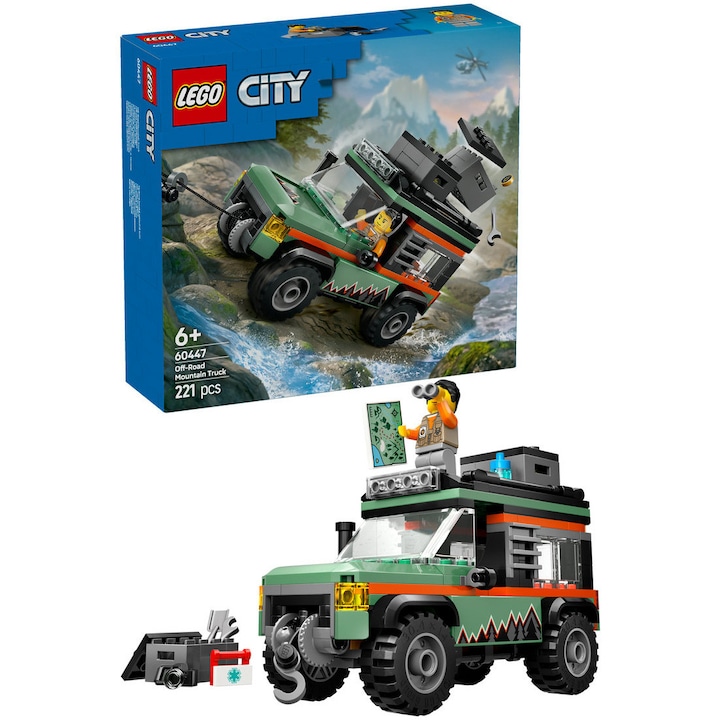 Най-Добрите Бюджетни LEGO Подаръци До 25 € LEGO® City - Офроуд камион 4x4 60447