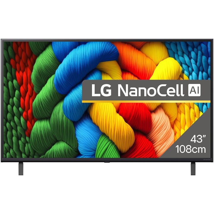Подбрахме За Вас Най-Добрите Телевизори LG С Изкуствен Интелект Телевизор LG NanoCell 43NANO80A3B