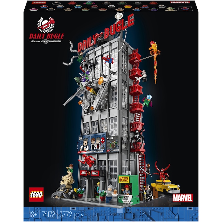 Кои Са Най-Добрите LEGO Marvel И Star Wars Модели За 2026? LEGO® Super Heroes - Spider-Man Daily Bugle 76178