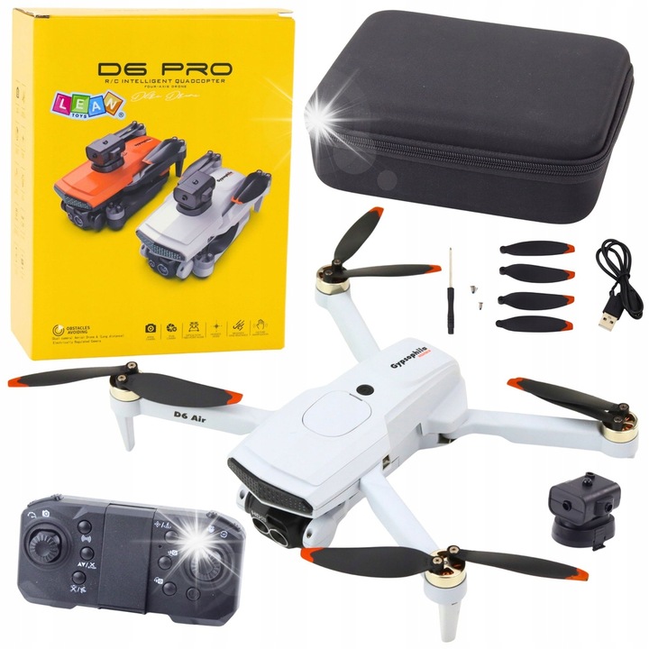 Lean Toys Дронове: Кой Е Най-Добрият Избор От 35€ До 536€? Дрон LeanToys D6 PRO