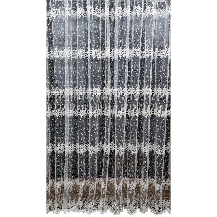 Пердета Mastel: Кои Са Най-Добрите Модели На Марката? Бродирана завеса MASTEL 700x260cm слонова кост модел BR7 изработена с подгъв - eMAG.bg