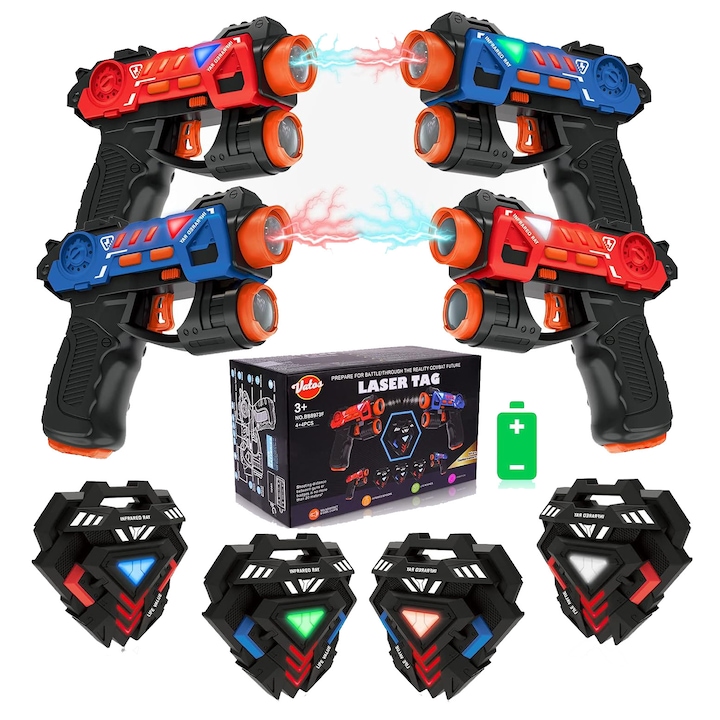 Комплект 4 играчки оръжия Laser Tag