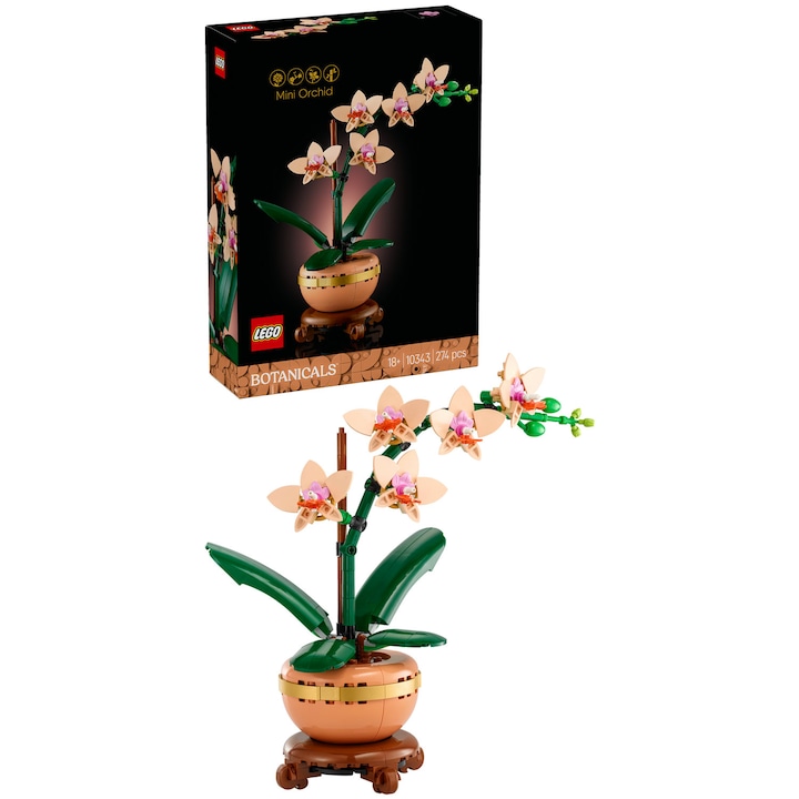 LEGO Botanicals - Най-Красивите Вечни Цветя За Подарък LEGO® Botanicals - Мини орхидеи 10343