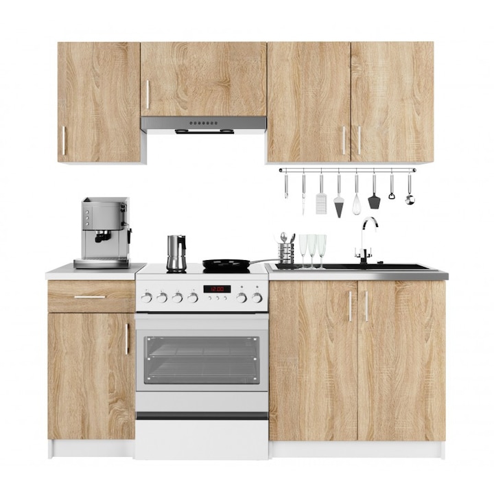 Топ 10 Бюджетни Кухни До 250 € Кухненски комплект Akord Furniture Factory