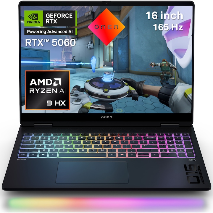HP Лаптопи в България: Най-Добрите Предложения от 321€ до 4879€ Лаптоп Gaming HP Omen 16-ak0083nn