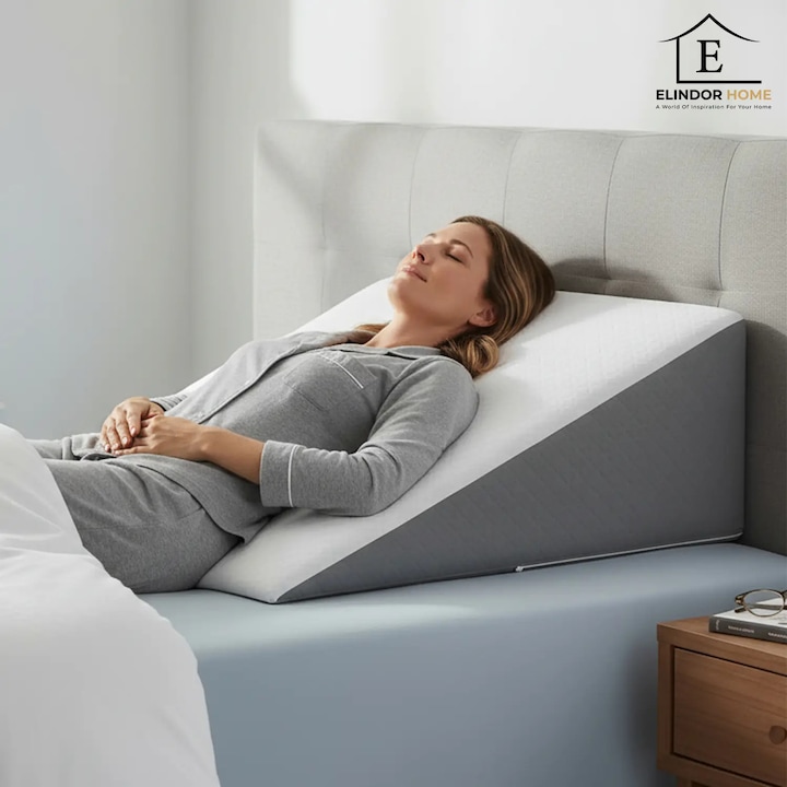 Elindor® Триъгълна ортопедична възглавница за легло