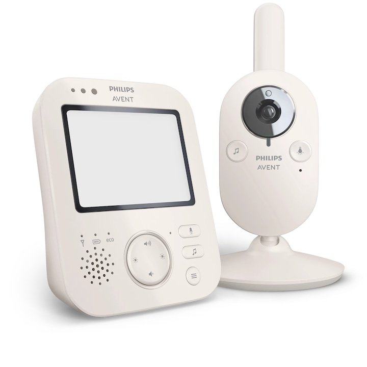Philips Avent - Кои Са Най-Добрите Модели Бебефони? Дигитален видео бебефон SCD891/26 Advanced