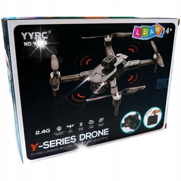 Lean Toys Дронове: Кой Е Най-Добрият Избор От 35€ До 536€? Дрон с HD камера Lean Toys Y329