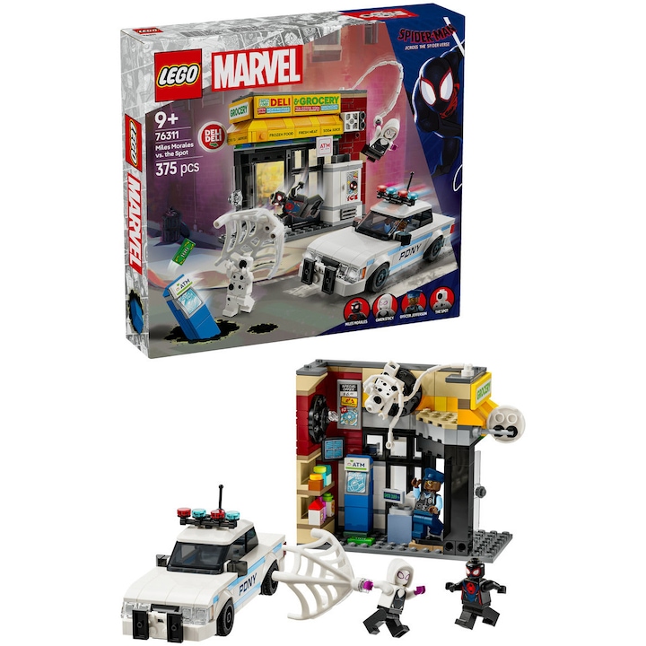 Кои Са Най-Добрите LEGO Marvel И Star Wars Модели За 2026? LEGO® Marvel - Spider-Verse: Miles Morales vs. Spot 76311