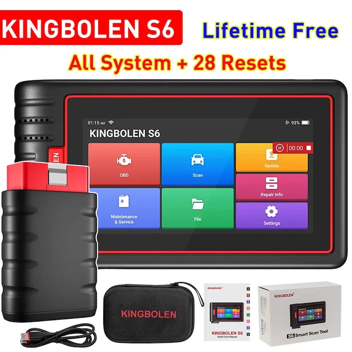 Автомобилен диагностичен тестер KINGBOLEN S6