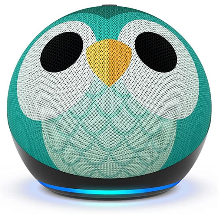 Интерактивна говореща колона за деца Amazon Alexa Echo Dot Kids