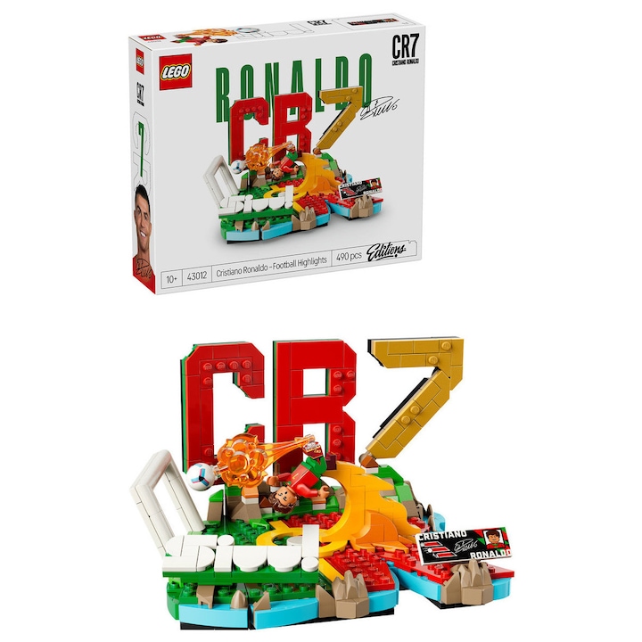 Топ 12 LEGO Комплекта За Фенове На Футбола И Формула 1 Комплект за конструиране LEGO® Editions - Cristiano Ronaldo – Важни футболни моменти 43012