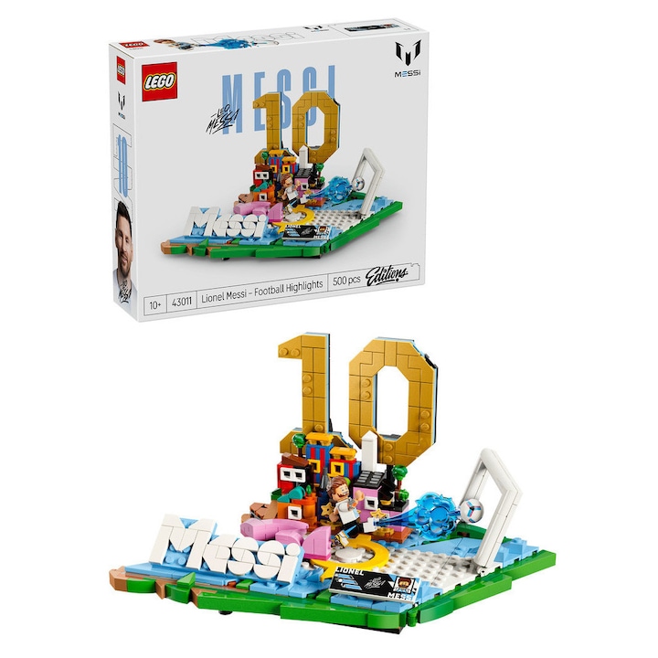 Топ 12 LEGO Комплекта За Фенове На Футбола И Формула 1 Комплект за конструиране LEGO® Editions - Lionel Messi – Важни футболни моменти 43011