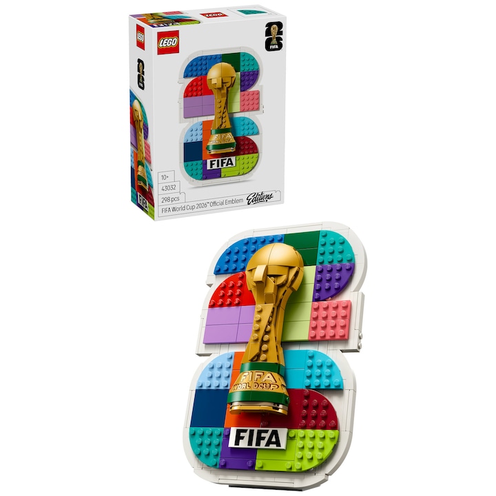 Топ 12 LEGO Комплекта За Фенове На Футбола И Формула 1 Комплект за конструиране LEGO® Editions - Официална емблема на FIFA World Cup 2026™ 43032