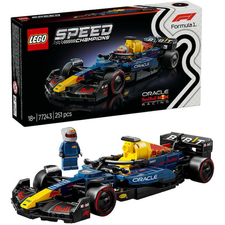 Топ 12 LEGO Комплекта За Фенове На Футбола И Формула 1 LEGO® Speed Champions - Състезателна кола F1® Oracle Red Bull Racing RB20 77243