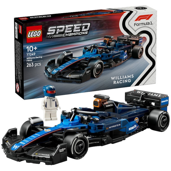 LEGO Speed Champions - Кои Са Най-Предпочитаните Автомобили? LEGO® Speed Champions - Състезателна кола F1® Williams Racing FW46 77249