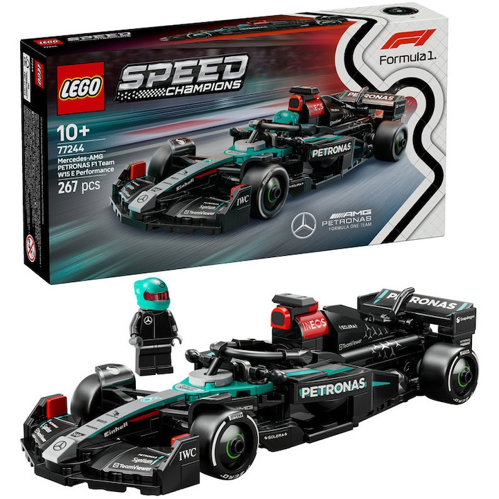 Топ 12 LEGO Комплекта За Фенове На Футбола И Формула 1 LEGO® Speed Champions - Състезателна кола Mercedes-AMG F1® W15 77244