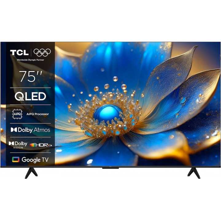 Телевизор TCL 75inch QLED Android TV HDR10+ Bionic Color Optimization Technology Dolby Vision Dolby Atmos 2x10W 75P79K - eMAG.bg