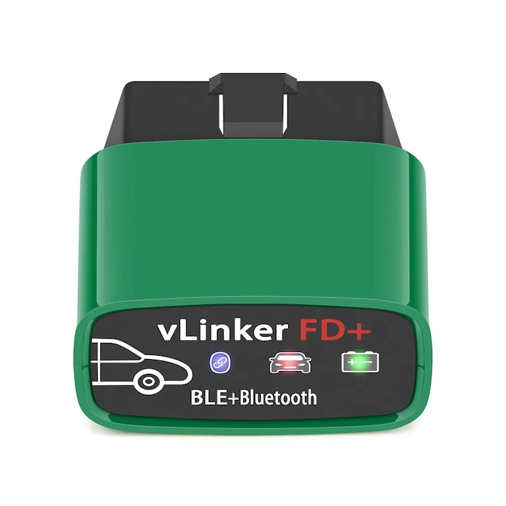 Специализирана Автодиагностика За Ford И Mazda - Топ Избори Vgate vLinker FD+ Двурежимен Bluetooth (BLE) автомобилен диагностичен тестер - поддръжка на MS-CAN - iOS