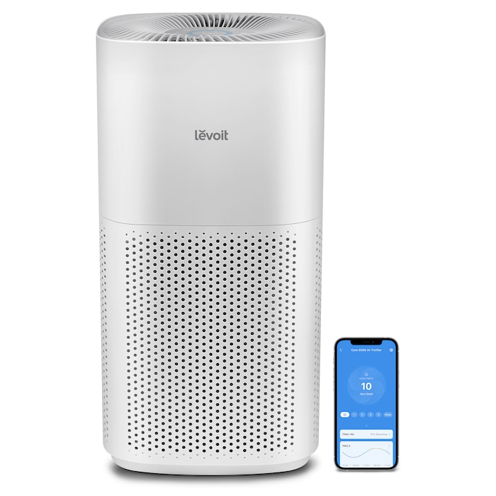 Пречиствател за въздух Levoit Core 600S: подробен тест за големи площи